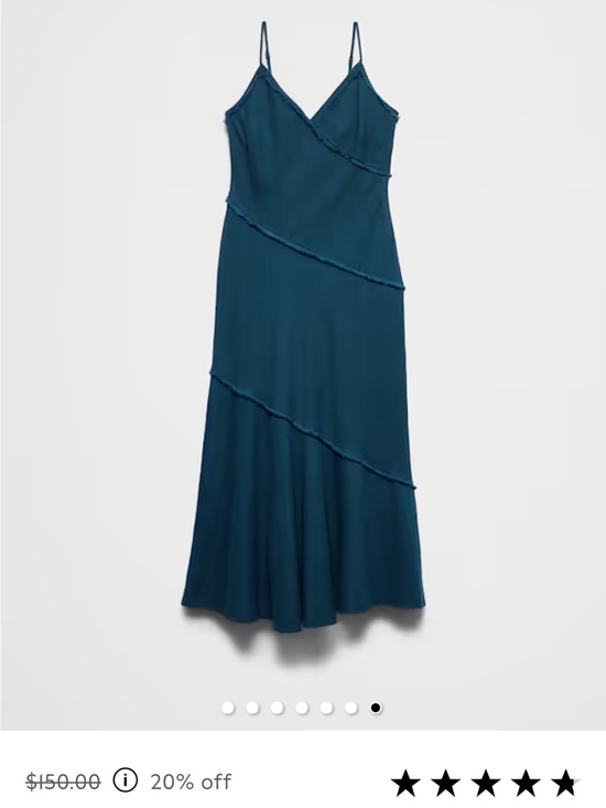 Banana Republic Dresses & Skirts - Banana Republic Teal Slip Maxi Dress